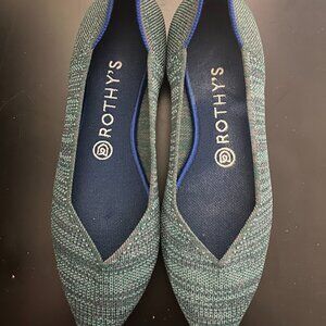 Rothy's - teal-like pointed toes
